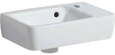 Produktbild von GEBERIT Handwaschbecken Renova Plan 36 cm weiß mit KeraTect® Spezialglasur 500382018