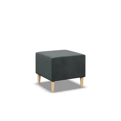 Produktbild von Pouffe-Fußhocker, wohnzimmer Sitzpouf BLANK 50x50cm, Dunkelgrau
