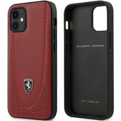 Produktbild von Ferrari Feogohcp12Sre Iphone 12 Mini 5,4"" Czerwony/Rot Hardcase Off Track Perforiert