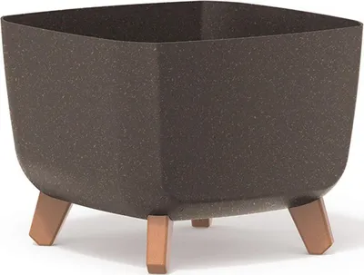 Produktbild von Blumentopf GRACIA SQUARE Ökoholz 29x29CM Farbkaffee