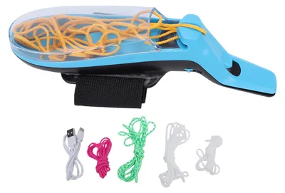 Zdjęcie produktu dla Glow in The Dark Rope Launcher Luminous Auto Rewind String Toy for Parks Classrooms Game Parties Road Trips