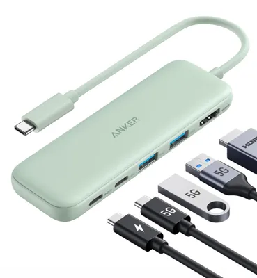Produktbild von Anker USB-C Hub, 332 USB-C Hub (5-in-1) mit 4K HDMI Display,