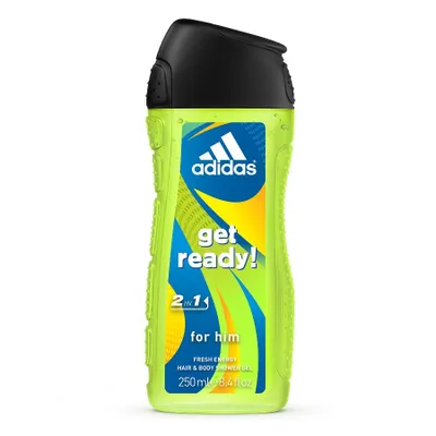 Image de Adidas, Get Ready, Gel douche pour hommes, 250 ml