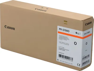 Produktbild von Canon PFI-2700 O, Orange, Tinte auf Pigmentbasis, 700 ml, 1 Stück(e), Einzelpackung