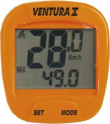 Produktbild von Radfahrencomputer x 10 Funktionen Wired Orange