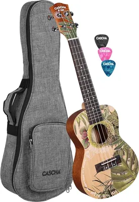 Obrázek produktu pro Cascha HH 2606 Art Series Leafy Koncertní ukulele
