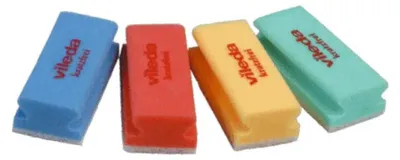 Produktbild von Vileda Professional Kratzfrei Schwamm - 10 Stück - Blau | Packung (10 Stück)