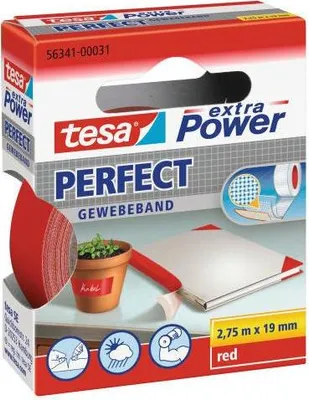 Produktbild von TESA Extra Power 19mmx2.75m 2,75 m Rot 1 Stück(e)