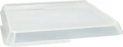 Obrázek produktu pro 4x Circulware by Haval 12 víček "Circulware by Haval" na opakovaně použitelné misky Mix & Match square 2,5 cm x 23,4 cm x 23,4 cm transparentní | plechovka (12 kusů)