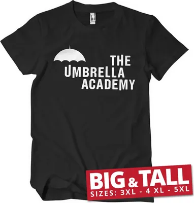 Produktbild von The Umbrella Academy Big & Tall T-Shirt - 4XL - Black