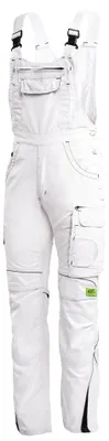 Produktbild von TMG Kult Worker Herren Arbeitslatzhose mit Cordura Knietaschen Weiß, 23, weiß