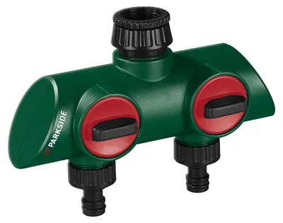 Produktbild von PARKSIDE® 2-Wege-Verteiler / Bewässerungsuhr / Wassermengenzähler / Mini-Gießstab