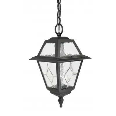 Image de Lampe d'extérieur suspendue 72 x 19,5 cm 1xE27 noir IP43 SU-MA Witraż K 1018/1/N
