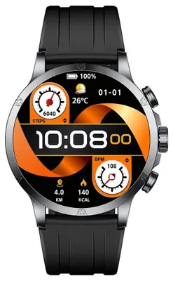 Obrázok produktu pre XPLORER Pro – inteligentné hodinky – 4,1 cm AMOLED 480x480 – 450 mAh, výdrž batérie až 15 dní – GPS, viac ako 170 športových režimov – meranie srdcovej frekvencie, SpO2, sledovanie spánku – telefonovanie cez Bluetooth, vodotesnosť 1 ATM