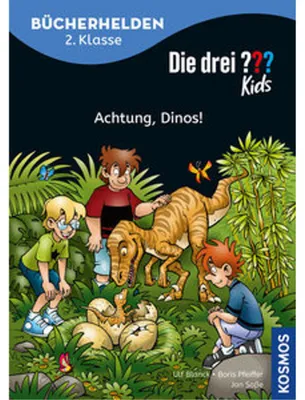 Produktbild von Die drei ??? Kids, Bücherhelden 2. Klasse, Achtung, Dinos!