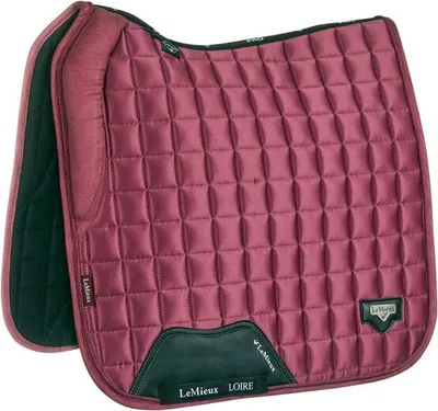 Immagine prodotto di LeMieux Loire Memory Satin Dressage Saddle Pad DR Square French Rose, Taglia:L