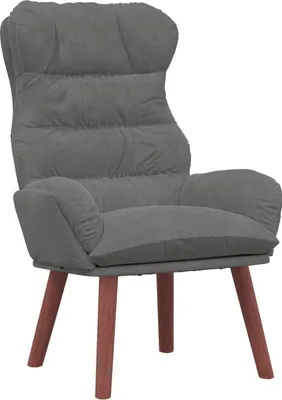 Zdjęcie produktu dla vidaXL Fotel ciemnoszary 69 x 74 x 93 cm aksamitny