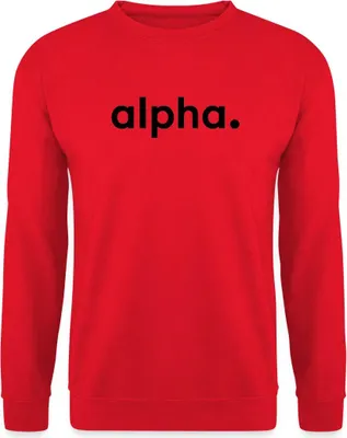 Produktbild von Spreadshirt Stromberg Firmenschriftzug von Alpha Uni Pullover, 3XL, Rot