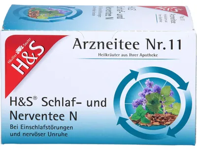 Produktbild von H&S Schlaf- und Nerventee N Arzneitee Nr. 11 Filterbeutel, 20 St. Filterbeutel