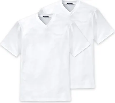 Produktbild von Schiesser Herren 2PACK T-shirt weiss XL