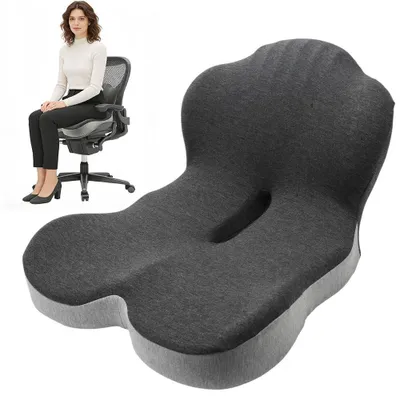 Obrázek produktu pro Ergonomická sedací podložka z paměťové pěny pro kancelářské židle a automobily