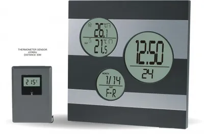 Obrázek produktu pro Budík s teploměrem C02.2577.9270