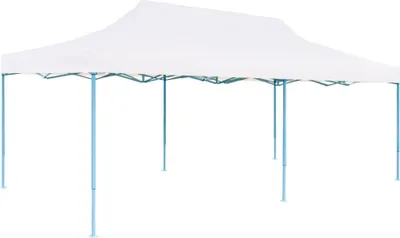 Immagine prodotto di Tenda Pieghevole Pop-Up con Pareti Laterali 3x6m Acciaio Bianco