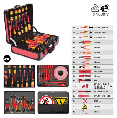 Immagine prodotto di KS Tools 117.1890 mechanics tool set 43 tools