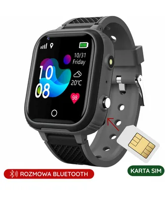 Obrázok produktu pre Detské inteligentné hodinky Pacific 30 4G LTE SIM Black