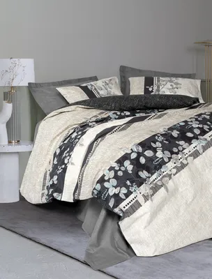 Produktbild von L'Essentiel Linge de Maison, Ranforce Einzelbettbezug-Set (DE), Lehlare - Anthracite, 100 % BAUMWOLLE RANFORCE, Anthrazit, 135 x 200 cm