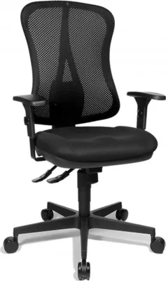 Produktbild von Bürodrehstuhl Head Point SY m.Synchronmechanik schwarz/schwarz 390-510mm