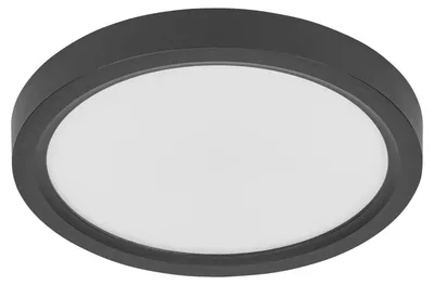 Produktbild von OSRAM LED-Deckenleuchte, 24W, 3000K, 2500lm, warmweiß, IP20, dimmbar, schwarz, Ø32 cm