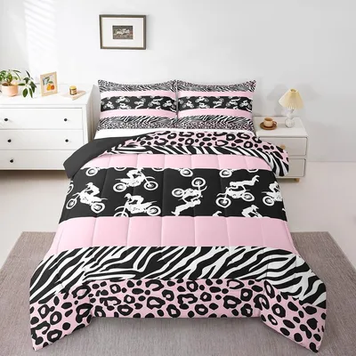 Image de Ensemble de couette avec motif léopard pour enfants