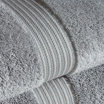 Produktbild von Christy SUPREME Waschlappen, Luxusqualität, 650g/m², 33 x 33 cm, 6er Set, Farbe: silver