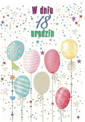 Obrázok produktu pre Blahoželanie k 18. narodeninám – Trend
