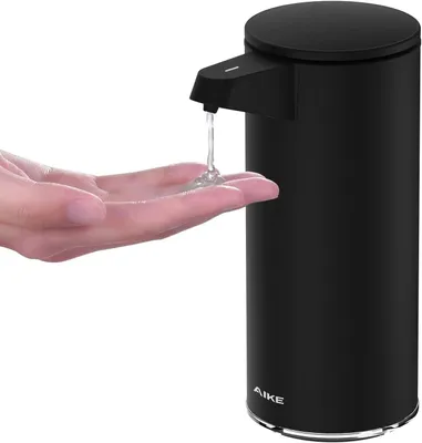 Produktbild von Automatischer Seifenspender, USB-aufladbar – Edelstahl-Seifenspender – Berührungsloser Handseifenspender, Flüssigseife für Badezimmer und Küche
