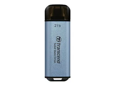 Produktbild von Transcend ESD310 - 2 TB - USB Typ-A auf USB Typ-C - USB 3.2 Gen 2x2 - 1050 MB/s - Schwarz