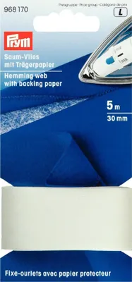 Zdjęcie produktu dla Prym 19681700, Taśma do obszywania, Biały, Poliamid (PA), 60 °C, 30 mm
