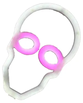 Produktbild von Halloween-LED-Neonleuchte, Halloween-Lampe mit batterie-/USB-betriebenem Sockel, Halloween-Dekoration