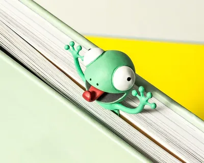 Image de Marque-page 3D du maître - grenouille