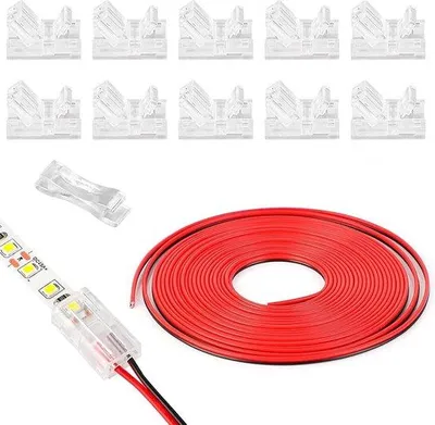 Obrázok produktu pre Predlžovací kábel pre LED pásky 8 mm, vodotesný, 5 m