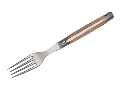 Image de Fourchette à steak Laguiole en bois d'olivier