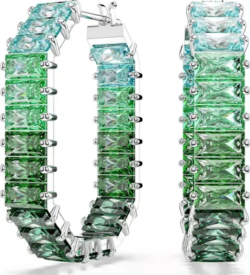Produktbild von Swarovski Matrix Kreolen 5705787 Ohrringe