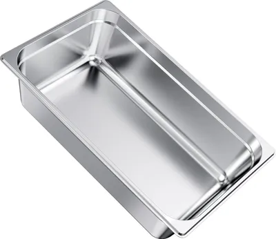 Produktbild von SucceBuy Gastronormbehälter Hotelpfanne (volle Größe) 1 Packung 20,5 L Behälter, langlebige Edelstahl-Catering-Aufbewahrung, Panierschale Speisebehälter für Veranstaltungen, Restaurants und Buffets