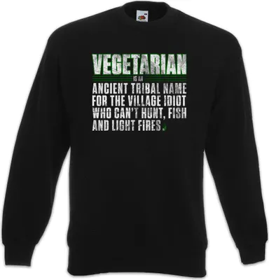 Produktbild von Urban Backwoods Vegetarian, Sweatshirt, Farbe: Schwarz, Größe: 4XL