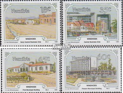 Produktbild von Briefmarken Namibia - Südwestafrika 1990 Mi 675-678 (kompl.Ausg.) FDC Windhuk