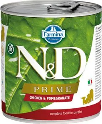Image de N&D DOG PRIME, nourriture pour chiots, poulet et grenade, 285g