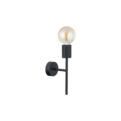 Zdjęcie produktu dla Kinkiet RADIUS czarny 1xE27x60W metal wym:27x9x14cm IP20 Nowodvorski Lighting