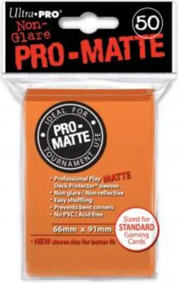 Produktbild von Ultra PRO 84184, Kartenhülle, Orange, 50 Stück(e)