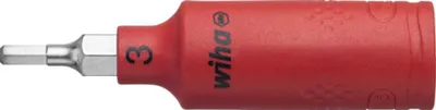 Produktbild von Schraubendrehereinsatz 1/4" Innensechskant VDE 3x65mm Wiha | 4010995431099